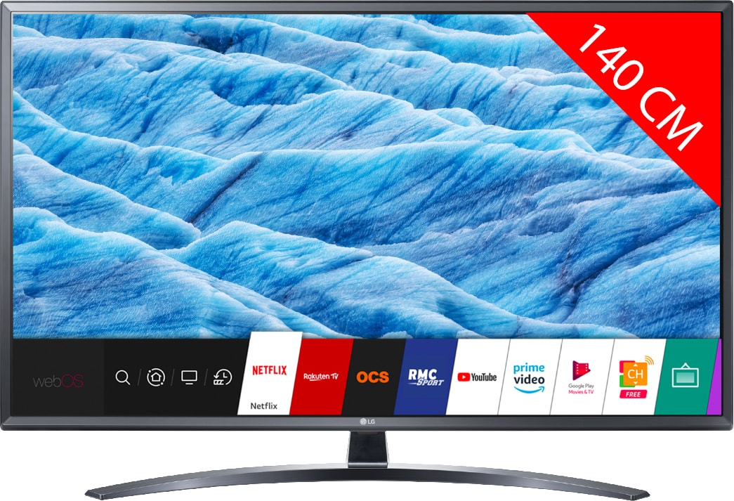 TV LED 4K 139 cm LG  - 55UM7400