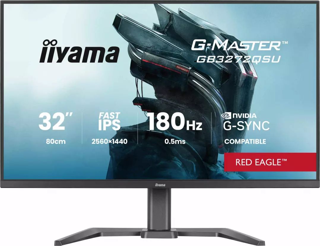 Ecran 32 pouces QHD IIYAMA 180Hz 0.5ms IPS Noir GB3295QSU-B1