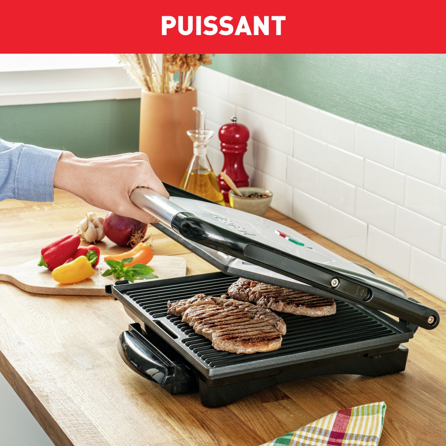 Grill viandes TEFAL 2000W - GC241D12