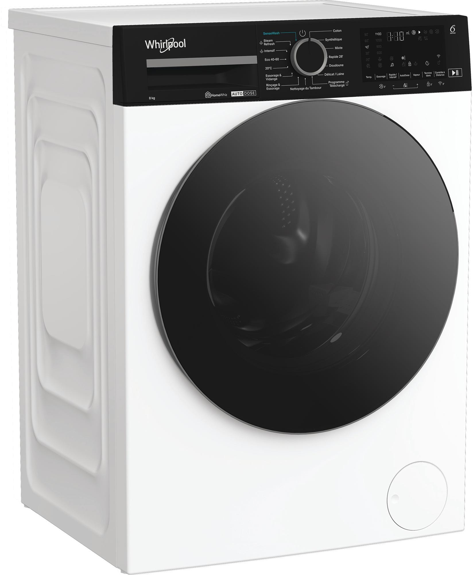 Lave linge Frontal WHIRLPOOL - WPM87WADSFR Lave linge Frontal WHIRLPOOL - WPM87WADSFR