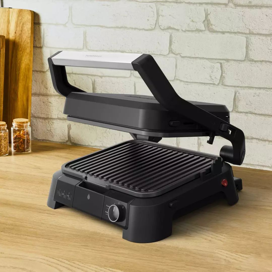 Grill viandes TEFAL 600cm² 4 personnes Noir - GC5108E0