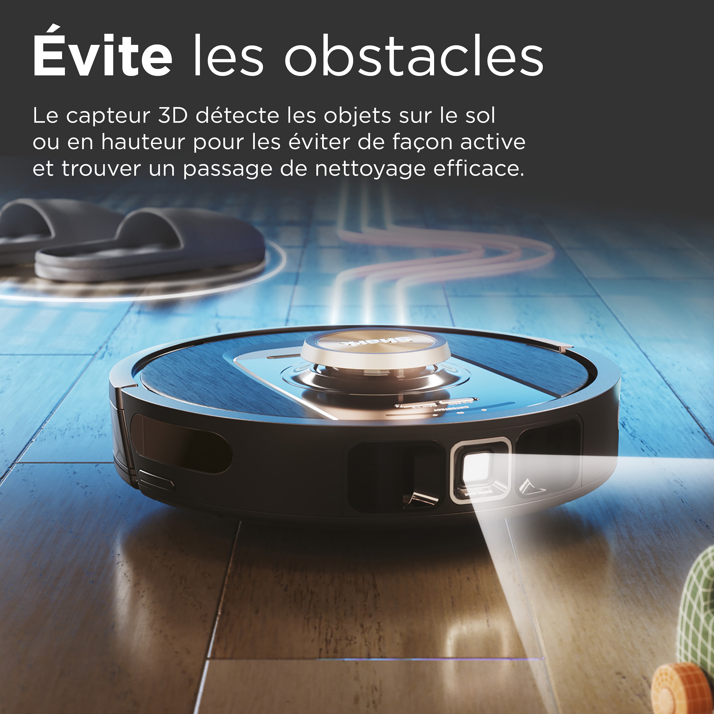 Aspirateur robot SHARK Laveur, Power detect, avec station, LIdar, Noir - RV2820VEEU Aspirateur robot SHARK Laveur, Power detect, avec station, LIdar, Noir - RV2820VEEU