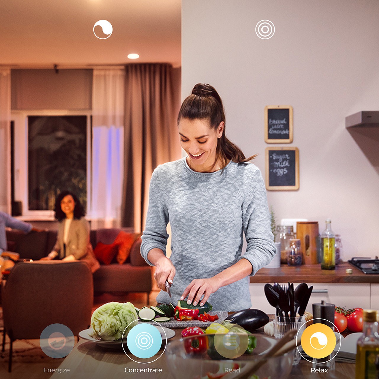 PHILIPS HUE Lumière connectée White Ambiance Pack B22 x2