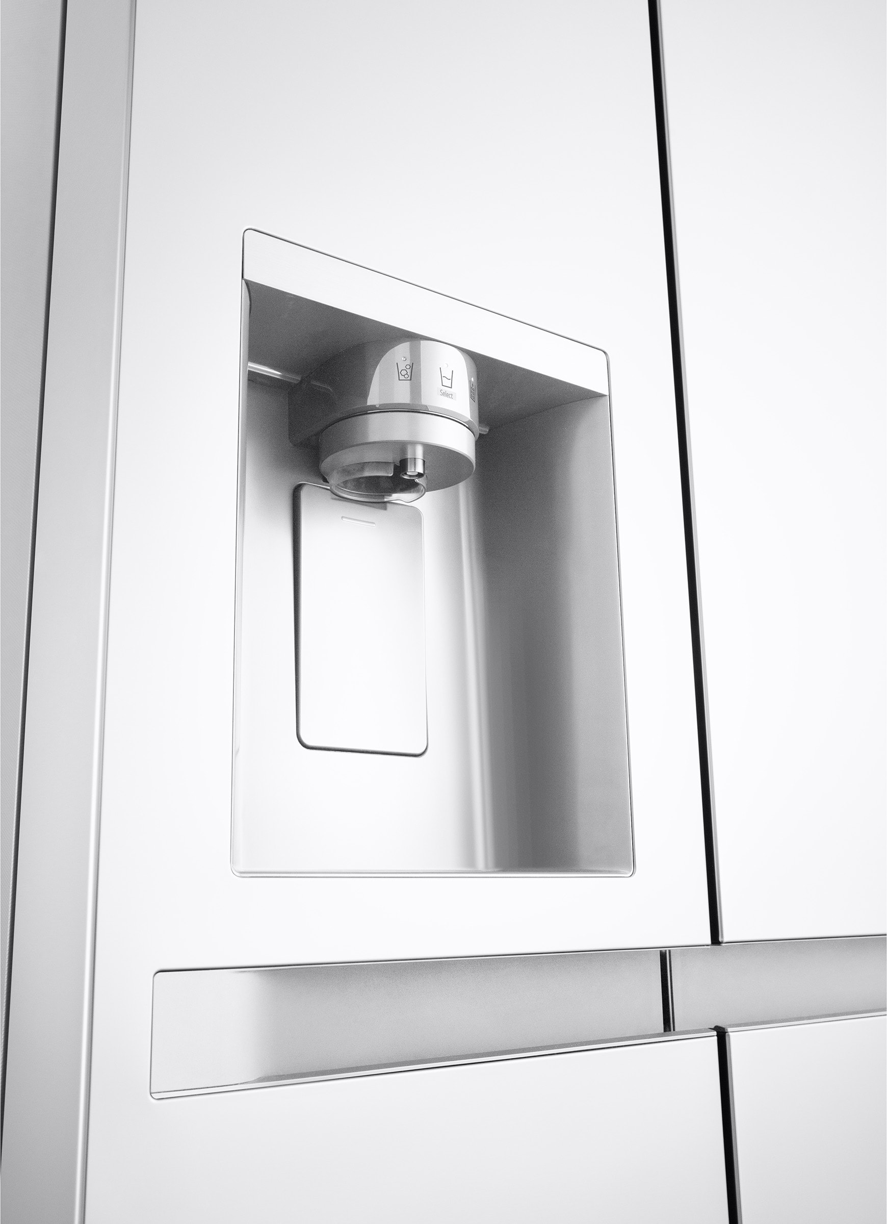 Réfrigérateur américain LG Froid Ventilé 638L Blanc - GSLC40SWPE Réfrigérateur américain LG Froid Ventilé 638L Blanc - GSLC40SWPE