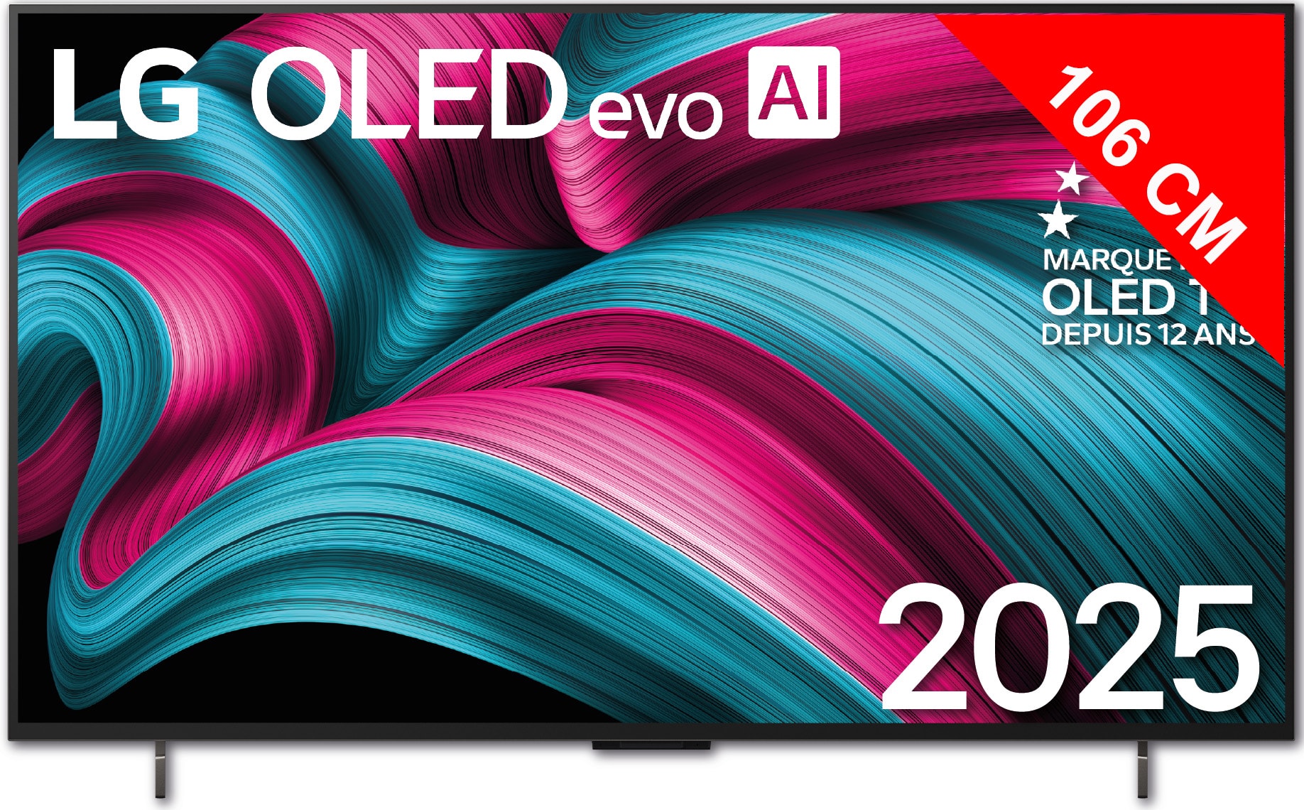 TV OLED 4K 106 cm LG evo 42" 144Hz Noir OLED42C54