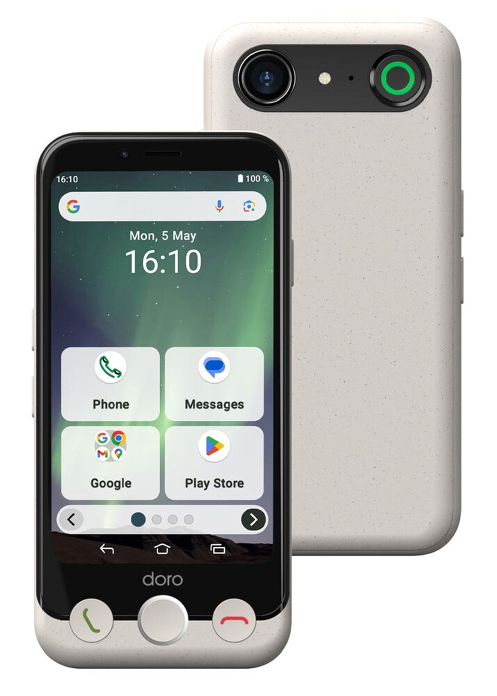 Smartphone DORO Aurora A10 4G 64Go Blanc AURORAA10BLANC