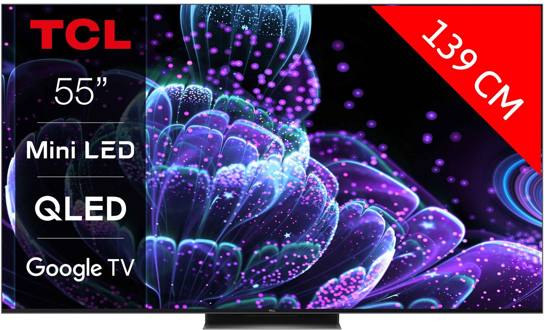 TCL TV QLED 4K 139 cm 55"