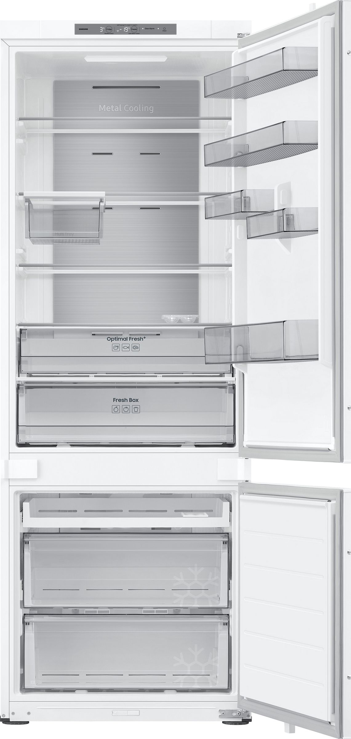 Réfrigérateur congélateur encastrable SAMSUNG 389L No Frost Blanc - BRB38G705EWW