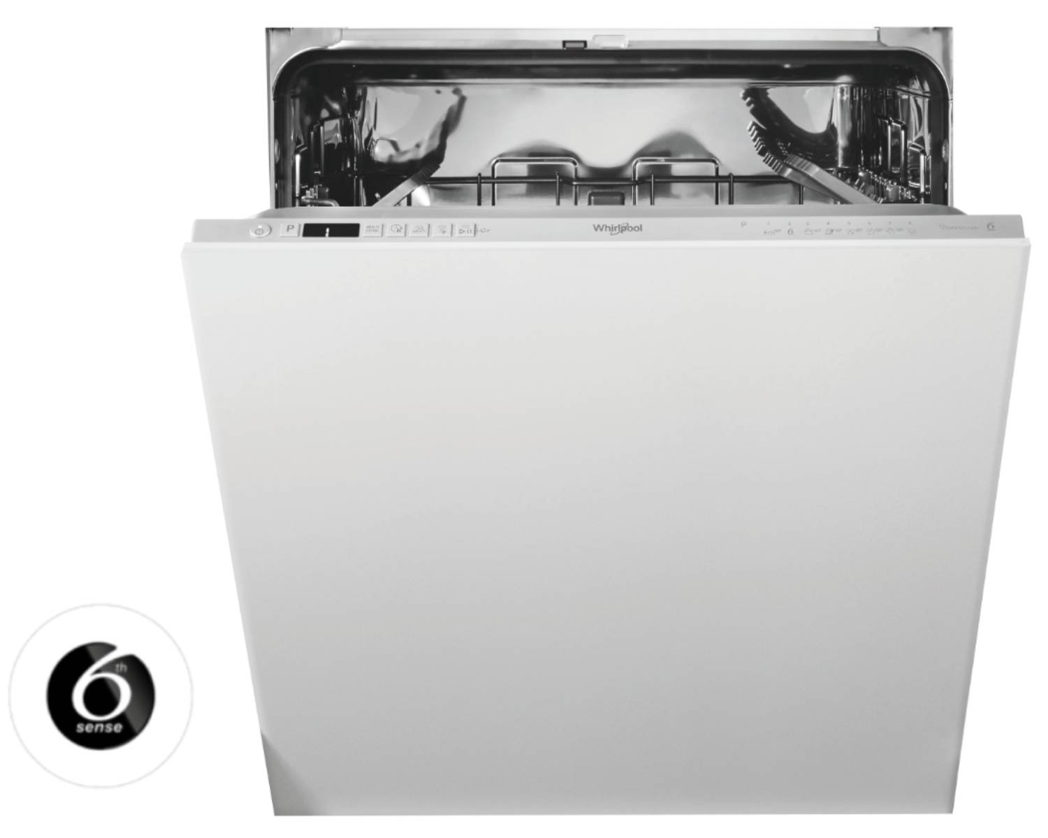 WHIRLPOOL Lave vaisselle tout integrable 60 cm 6ème sens  14 couverts  WRIC3C34PE