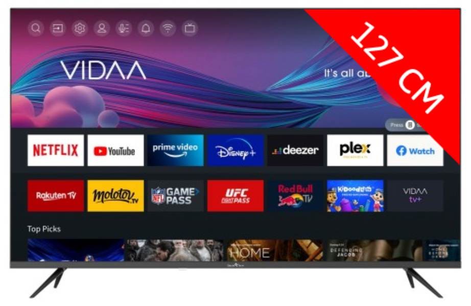 SMART TECH TV LED 4K 127 cm 50UV10V1 SMART TECH TV LED 4K 127 cm 50UV10V1