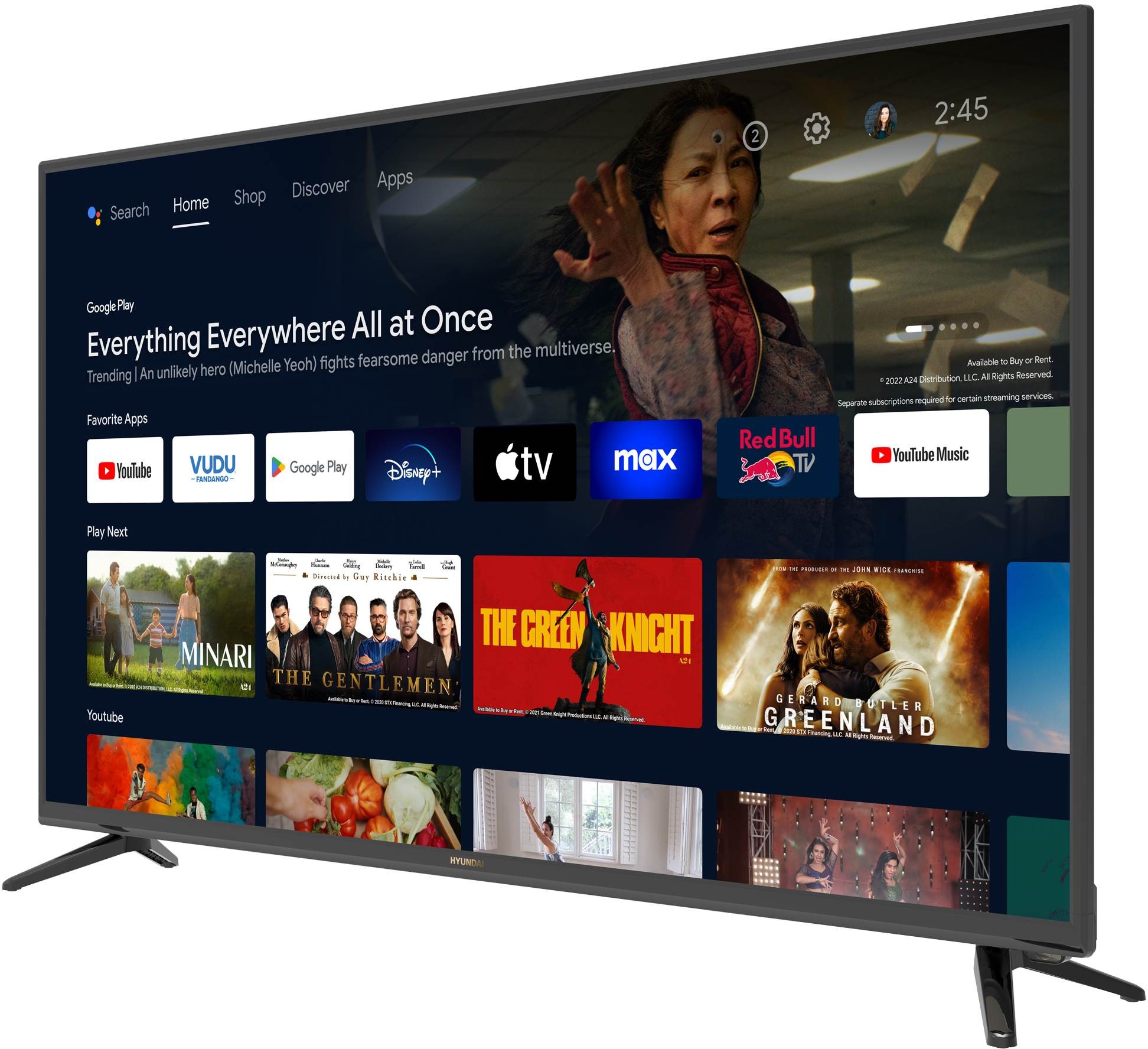 TV LED Full HD 108 cm HYUNDAI  - HY-TVSAND43-004