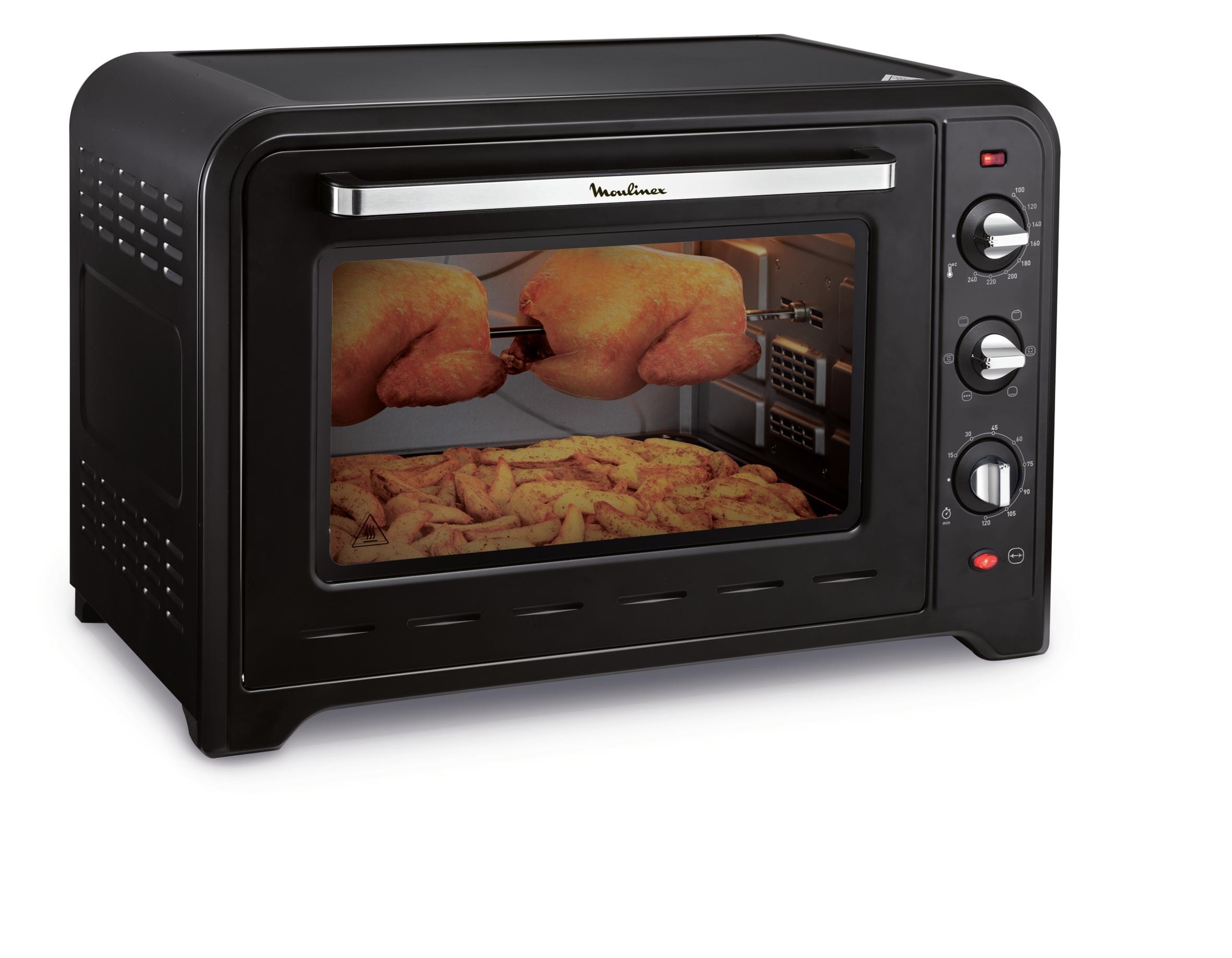 Mini four MOULINEX 60L Chaleur tournante Tournebroche YY2917FB