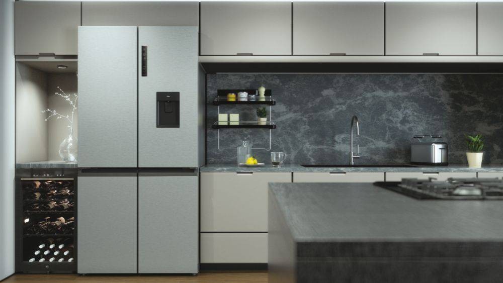 Réfrigérateur 4 portes HAIER Total No Frost MyZone 525L Inox - HTF520IP7 Réfrigérateur 4 portes HAIER Total No Frost MyZone 525L Inox - HTF520IP7