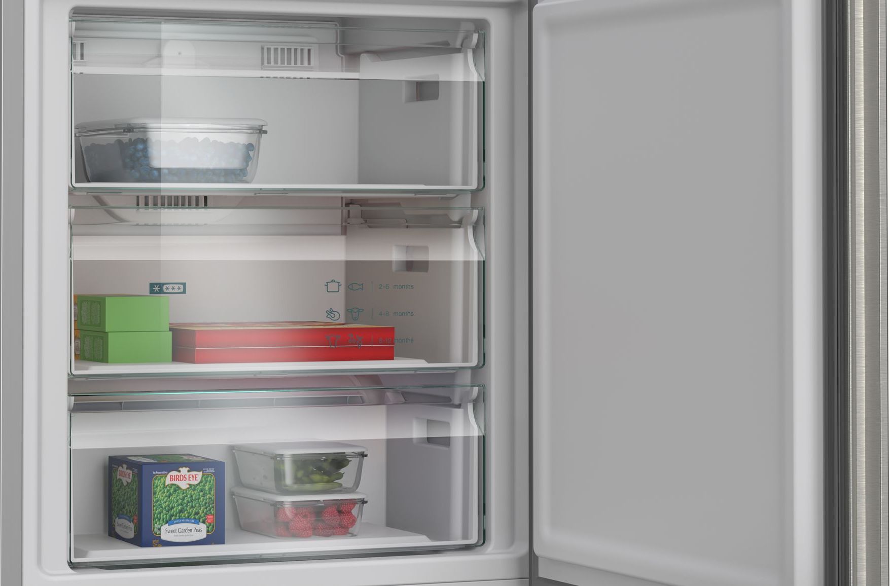 Réfrigérateur congélateur bas SIEMENS 440L No Frost Inox - KG49NVIAG