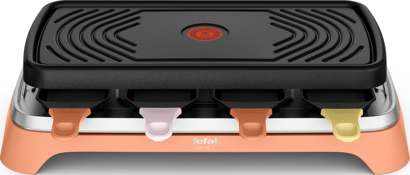 Raclette Multifonction TEFAL 8 personnes 1450W Saumon RE651JF0