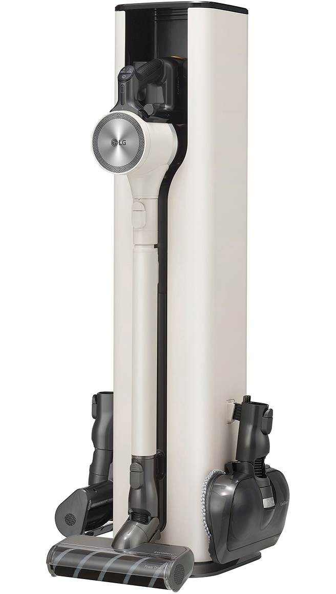 Aspirateur balai LG CordZero A9 Kompressor avec station All-in-One Crème - A9T-ULTRA1C Aspirateur balai LG CordZero A9 Kompressor avec station All-in-One Crème - A9T-ULTRA1C