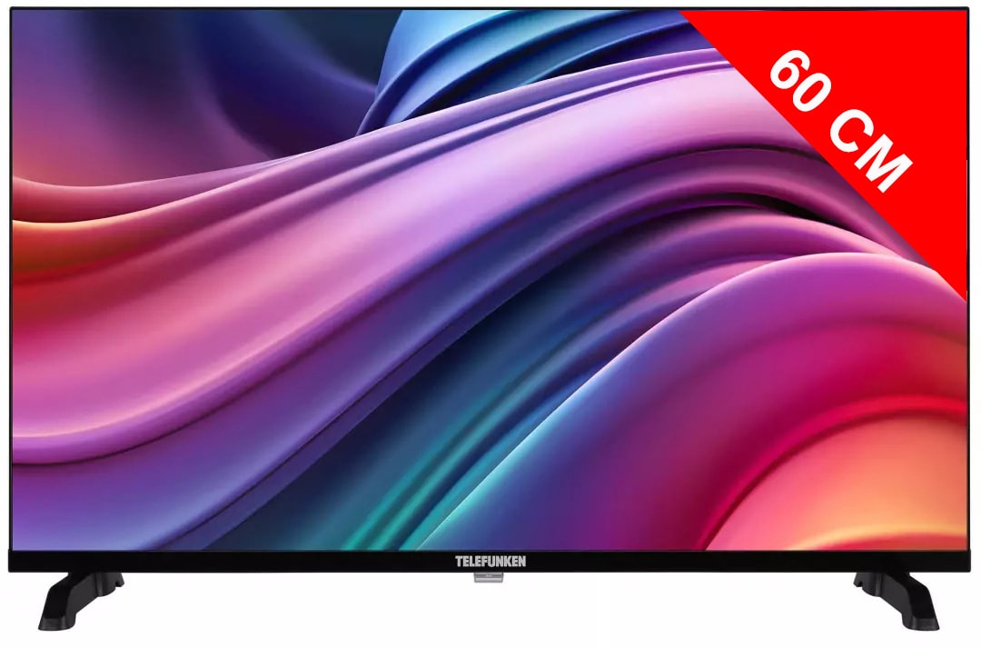 TV LED 60 cm TELEFUNKEN 24" HDTV 50Hz Noir TFK24GPD25SB