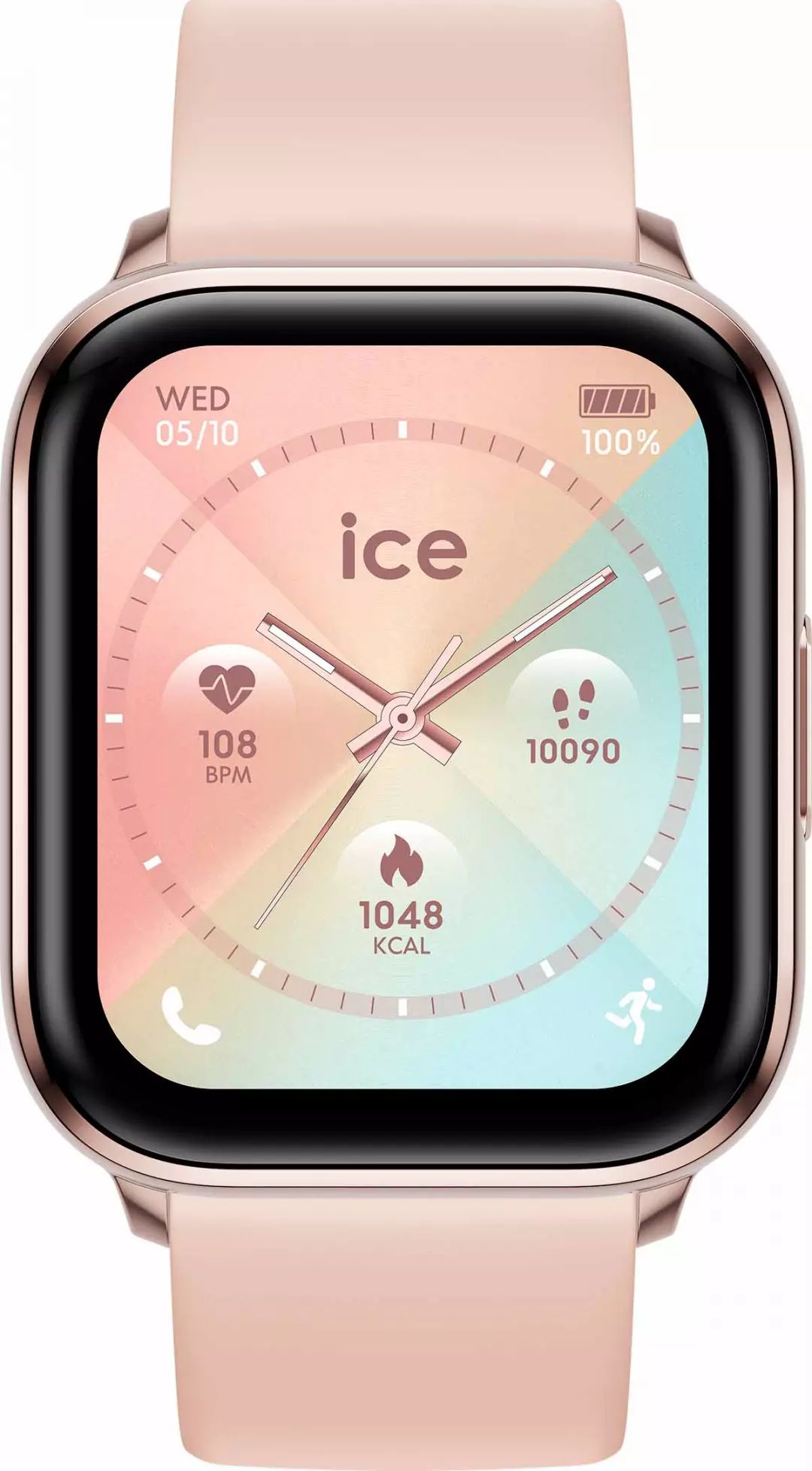 Montre connectée GPS ICE WATCH Ice Fit 38mm Bluetooth Rose ICEFITPINK
