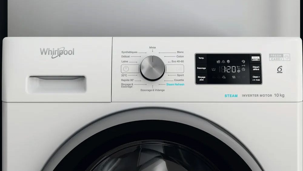 Lave linge Frontal WHIRLPOOL 10kg 1400trs/min Blanc - FFBD10469BSVFR