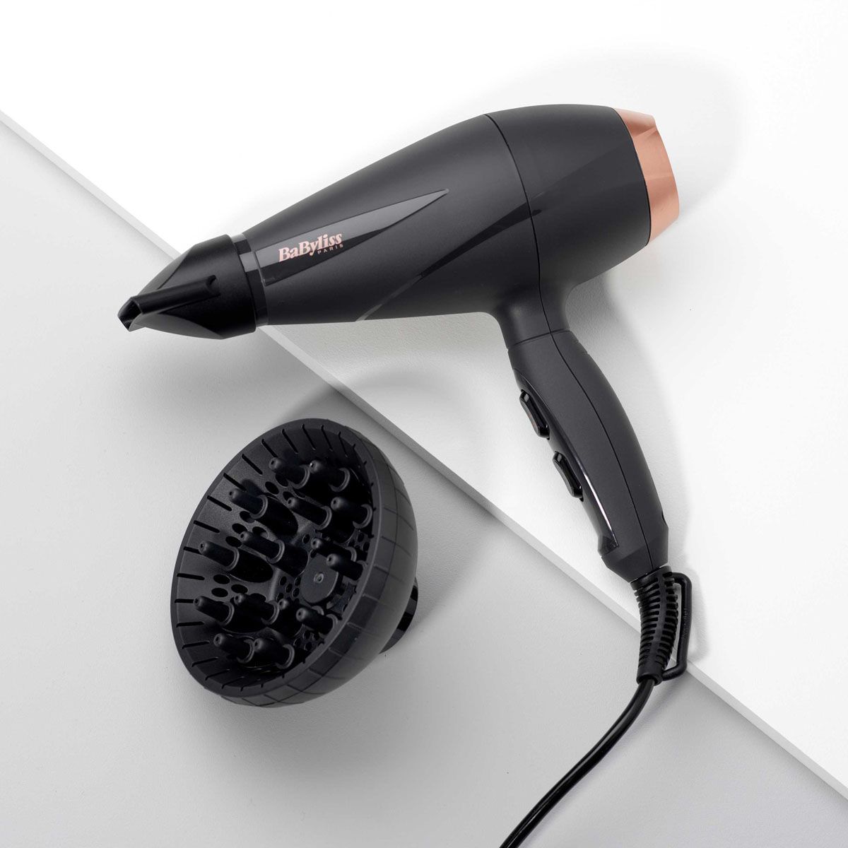 Sèche-cheveux BABYLISS Ionique 2100W Noir - 6709DE