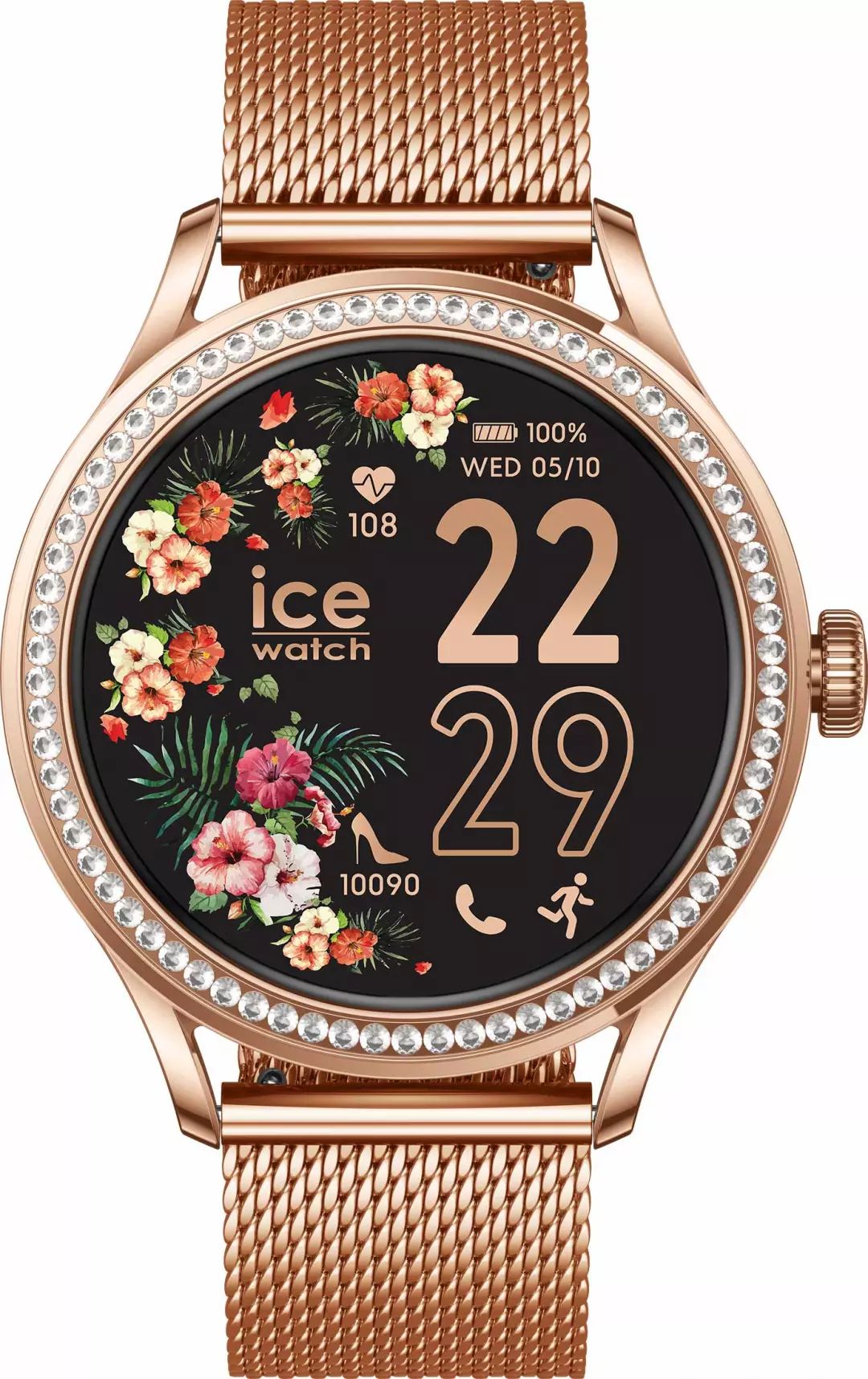 Montre connectée ICE WATCH Smart St 2.0 39mm Bluetooth Rose SMARTST2ROSEGMILANES