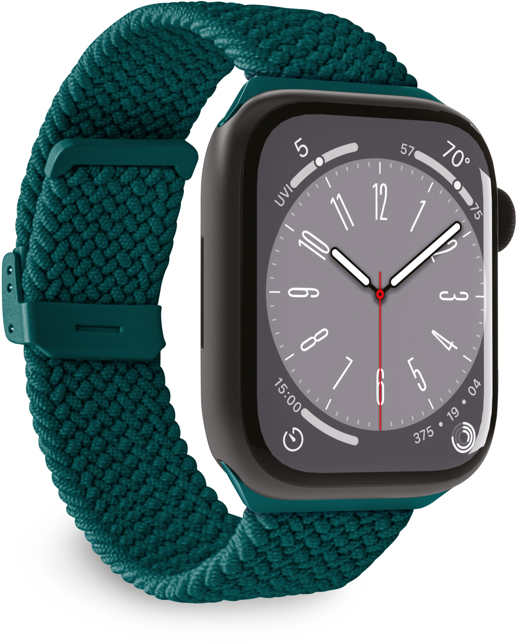 Bracelet pour montre SBS Apple Watch 38/40/41mm Nylon Vert BRA-APWAT38A41-NYLVR
