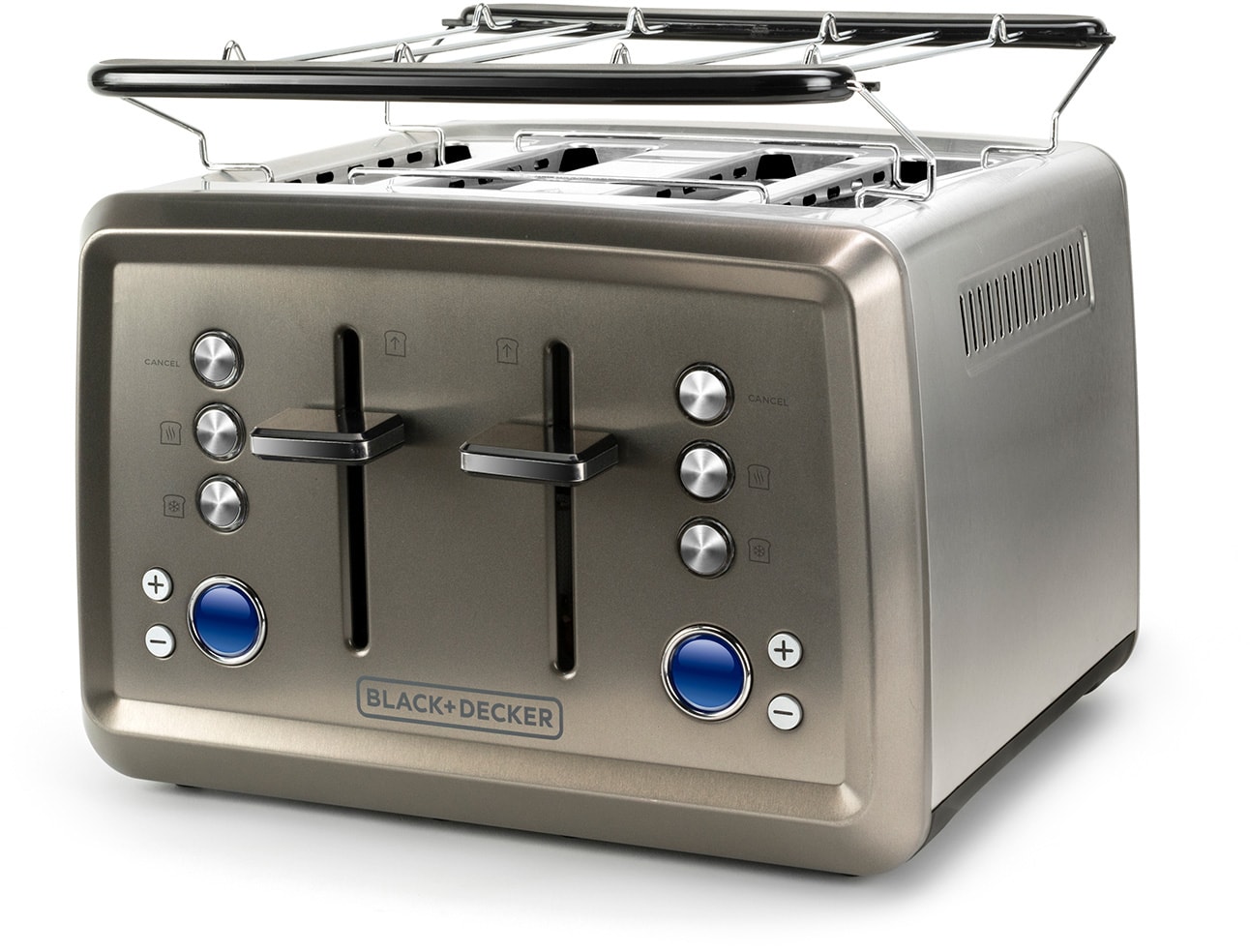 Grille pain BLACK & DECKER 4 fentes 1960W Inox BXTO1960E