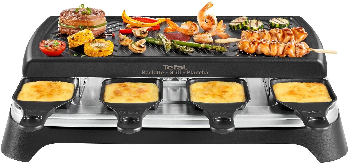 Raclette Multifonction TEFAL 3 en 1 1350W 8 personnes - RE459812