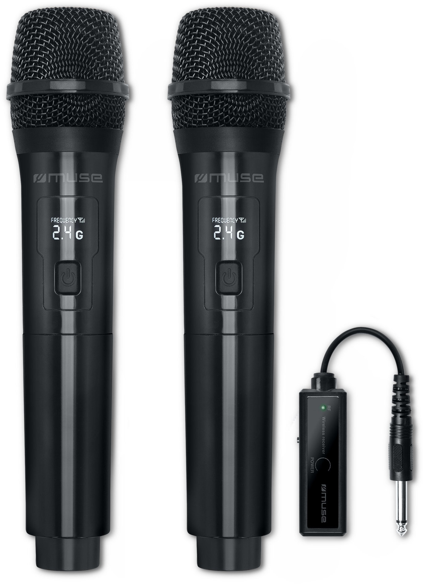 Micro sans fil MUSE Pack 2 USB-C 8h 50m Noir MC-50WI