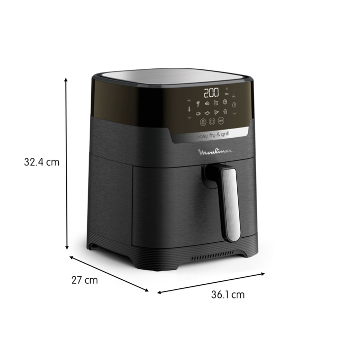 Friteuse à air chaud MOULINEX Airfryer et Grill 1400W 4.6L  - EZ505810