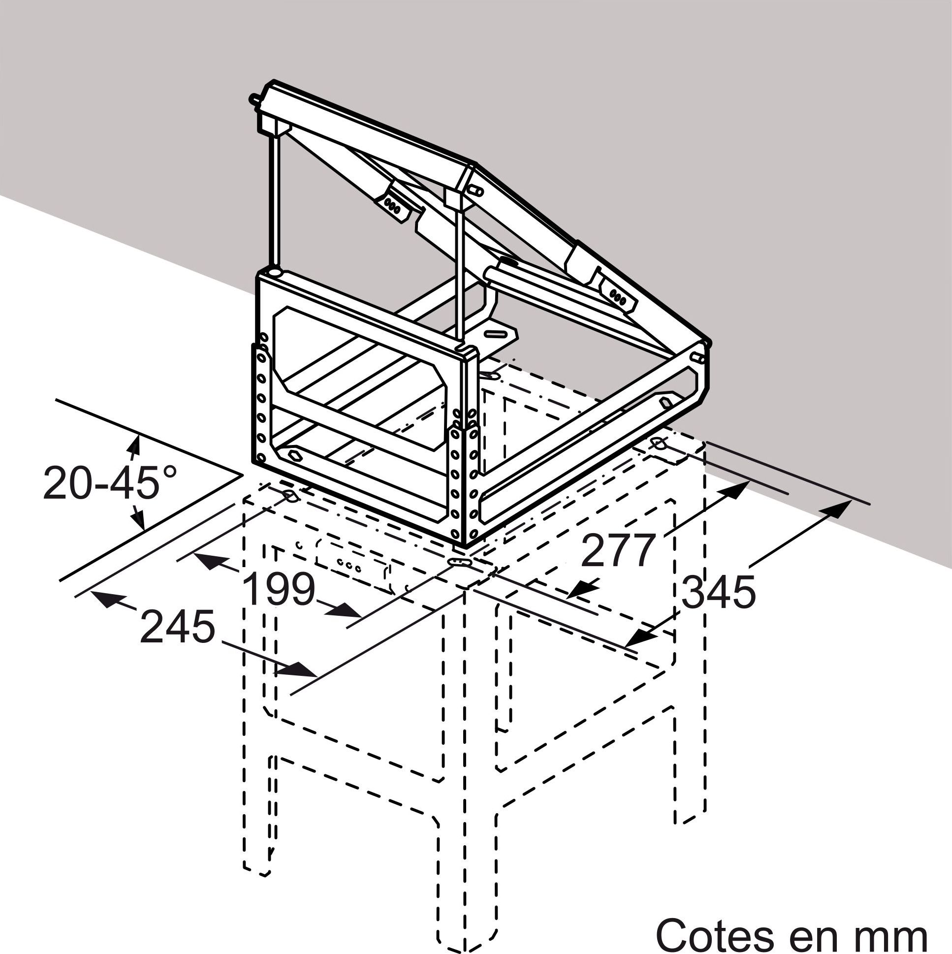 Kit d'installation hotte NEFF  - Z5912X0