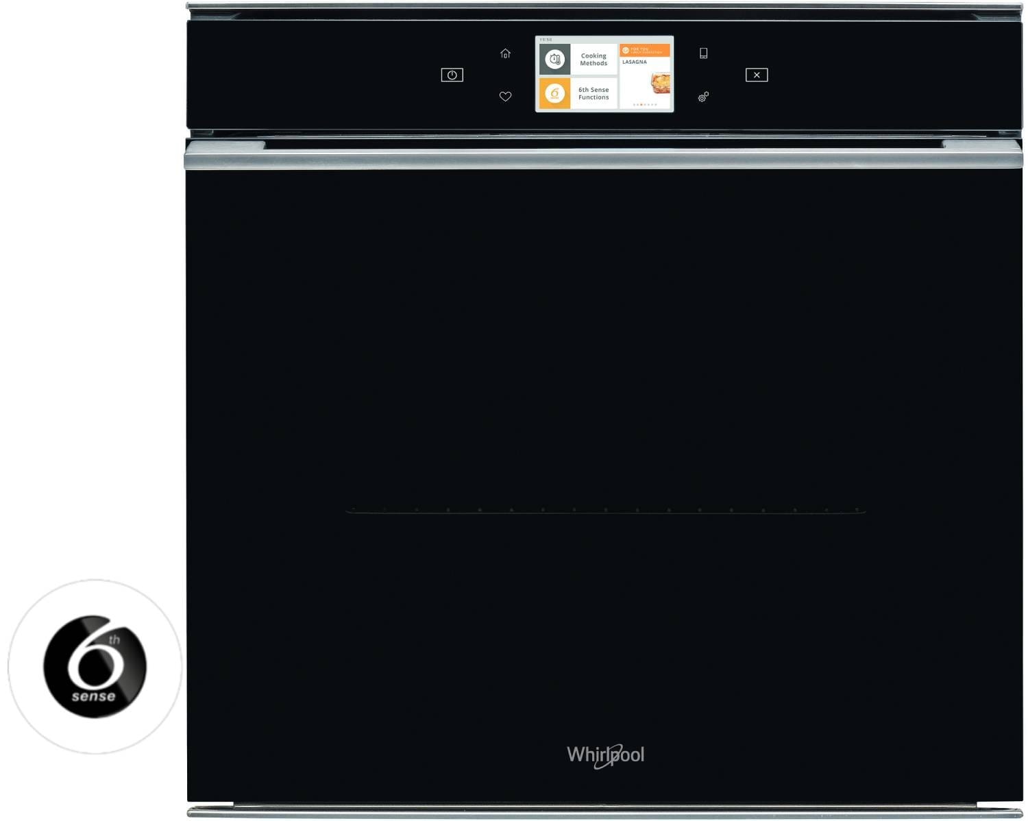 WHIRLPOOL Four encastrable pyrolyse W Collection connecté 6ème sens 73L Noir W11OM14MS2P WHIRLPOOL Four encastrable pyrolyse W Collection connecté 6ème sens 73L Noir W11OM14MS2P