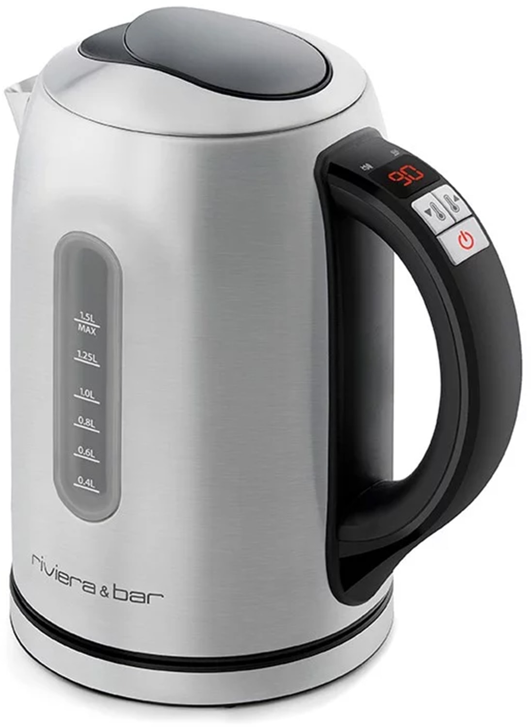 Bouilloire RIVIERA & BAR température réglable, 1.5L, Inox - BBT460