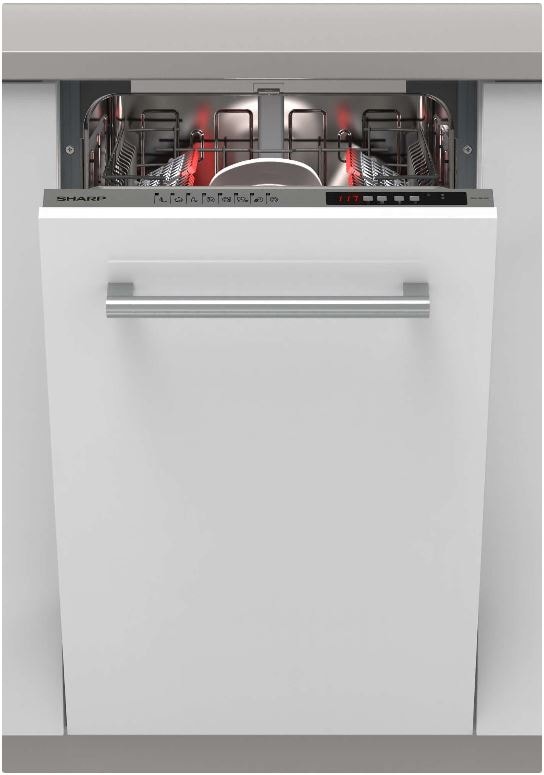 Lave vaisselle tout integrable 45 cm SHARP 10 couverts 47dB QWI1GI47EX