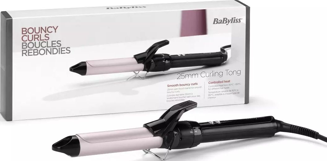 Boucleur BABYLISS 25mm Sublim'touch Noir/Rose - C325E