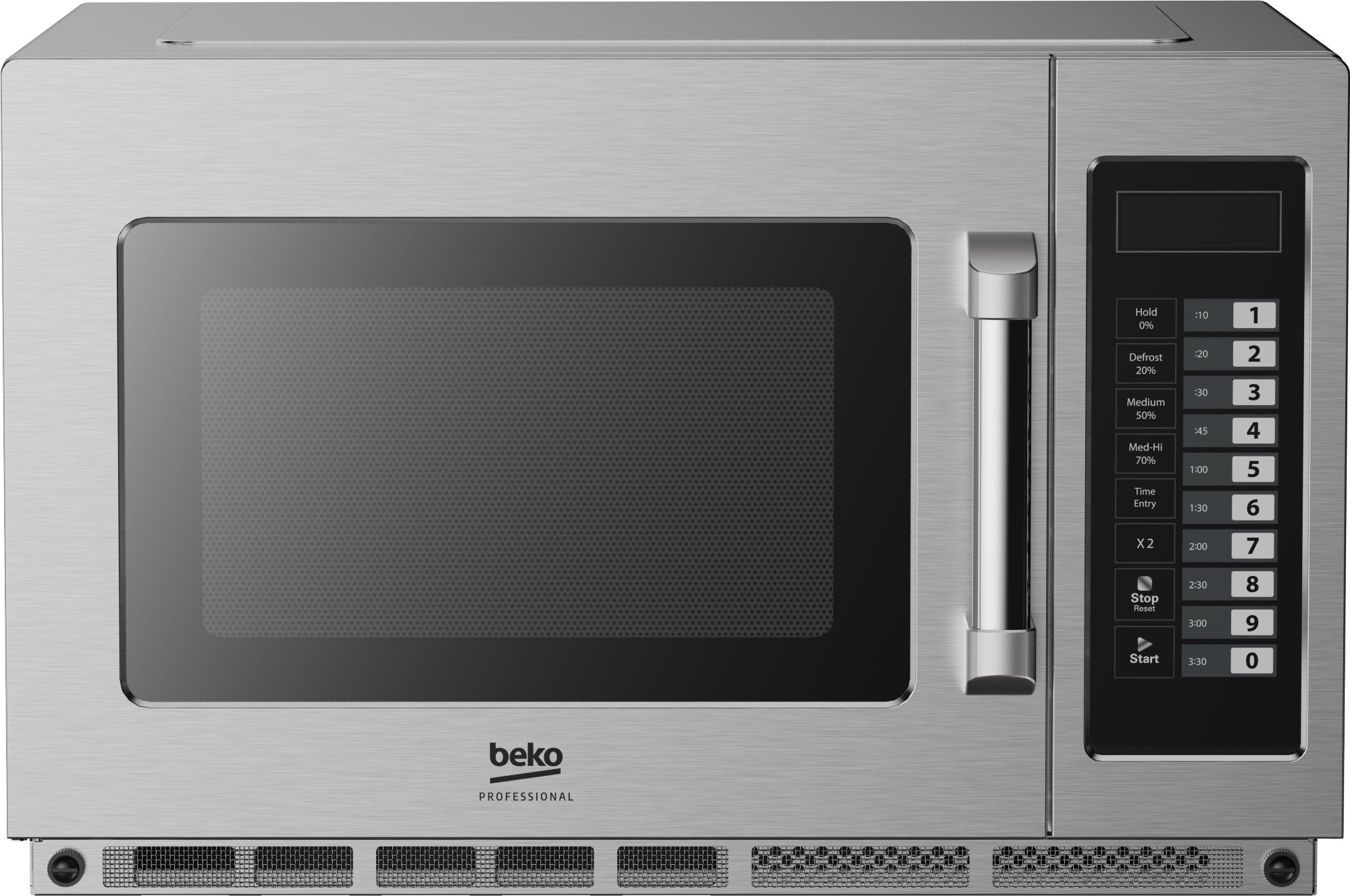 Micro ondes BEKO PROFESSIONAL 34L 2200W Inox PRO34IX2BP