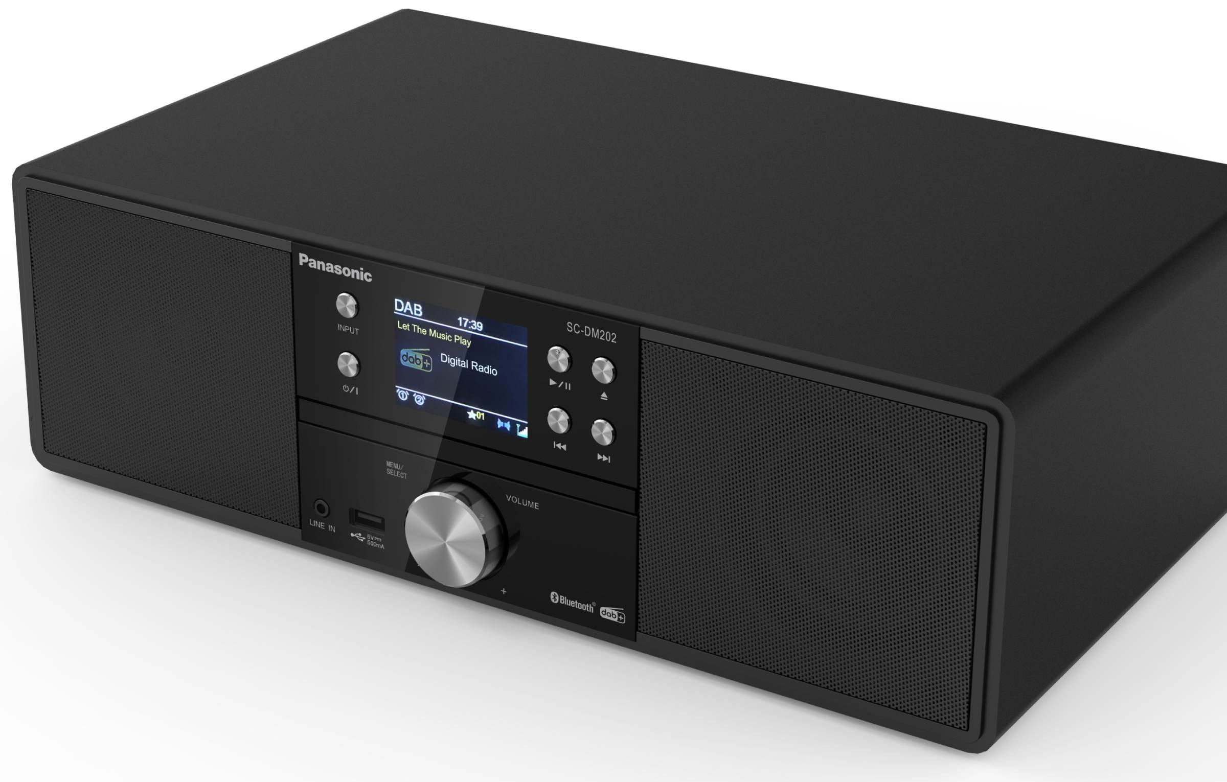 Micro chaîne hifi PANASONIC  - SC-DM202EG-K