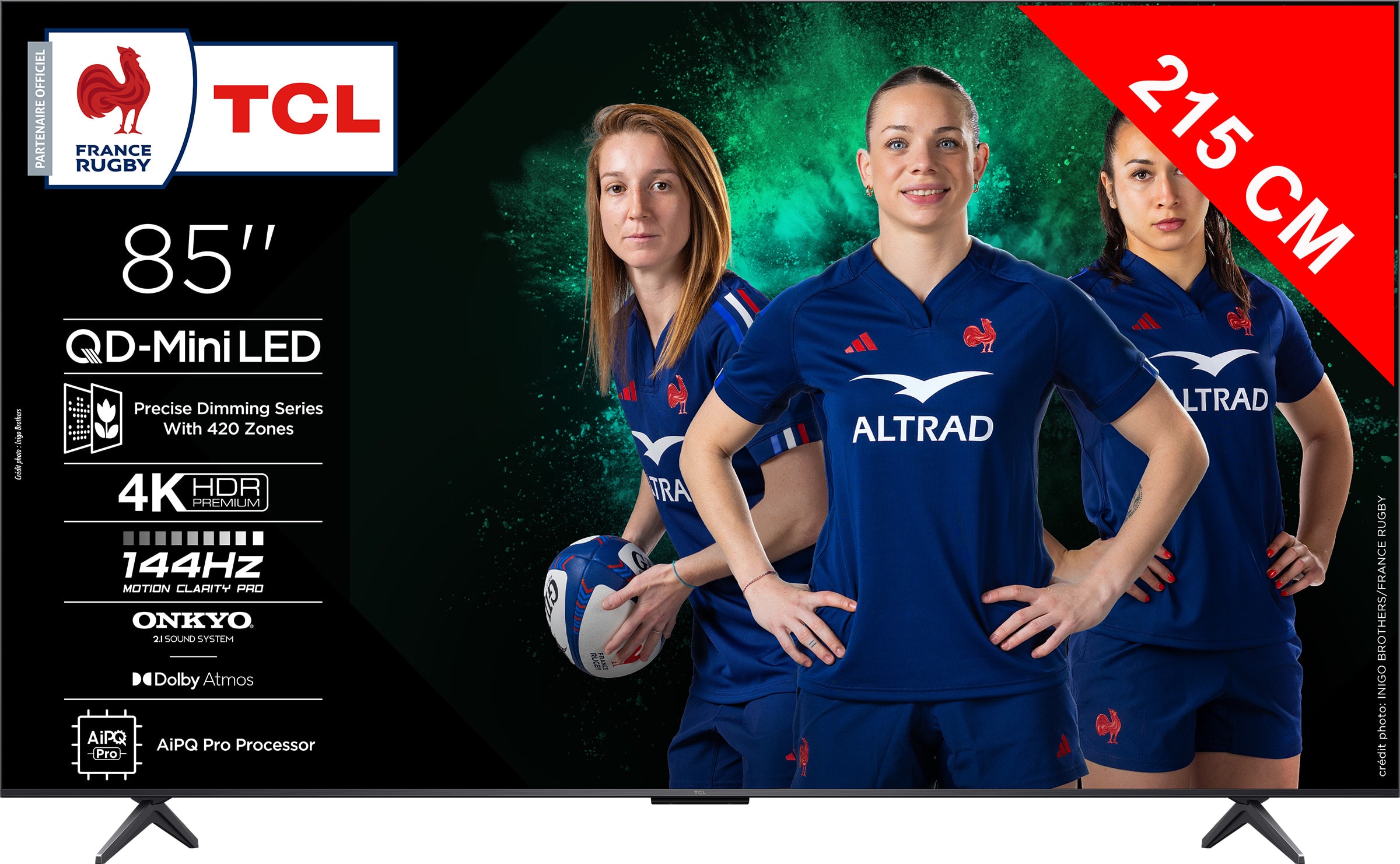 TV Mini LED 4K 215 cm TCL  85C61K