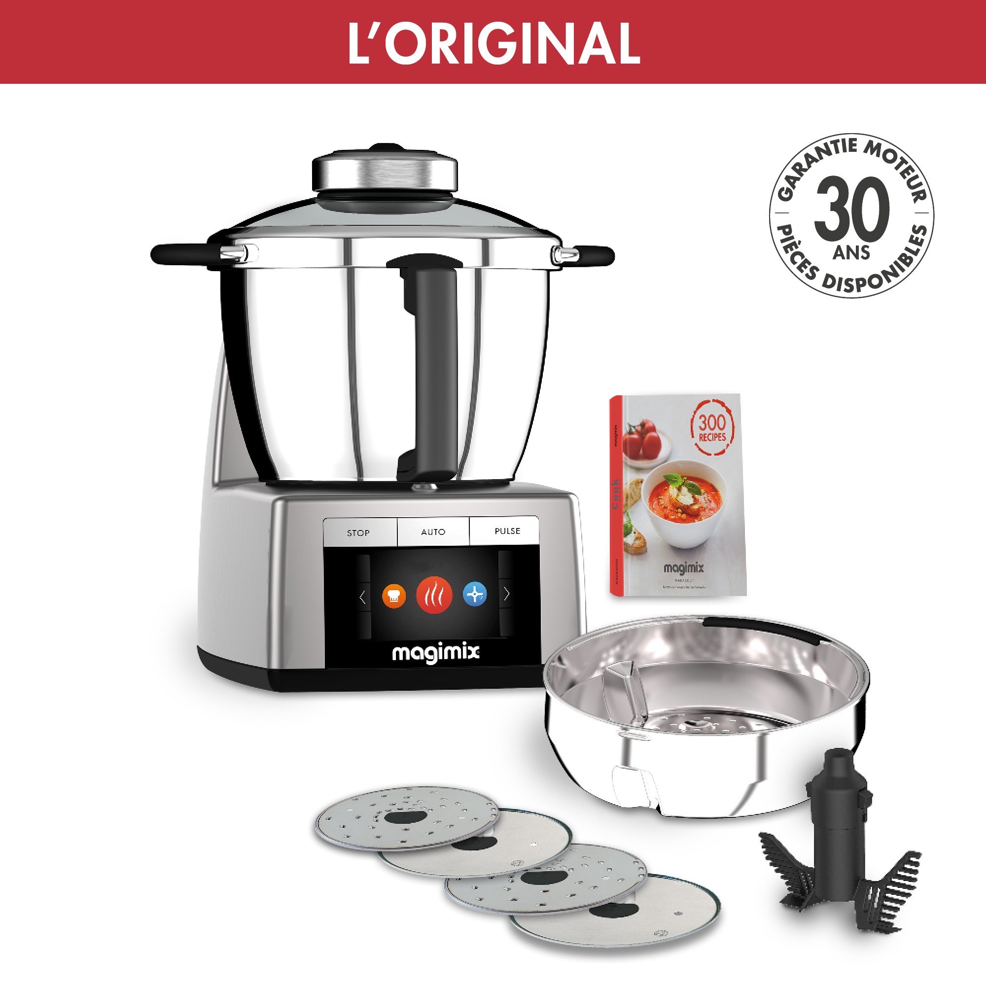 Robot cuiseur MAGIMIX  - ROBOTCOOKCHROME