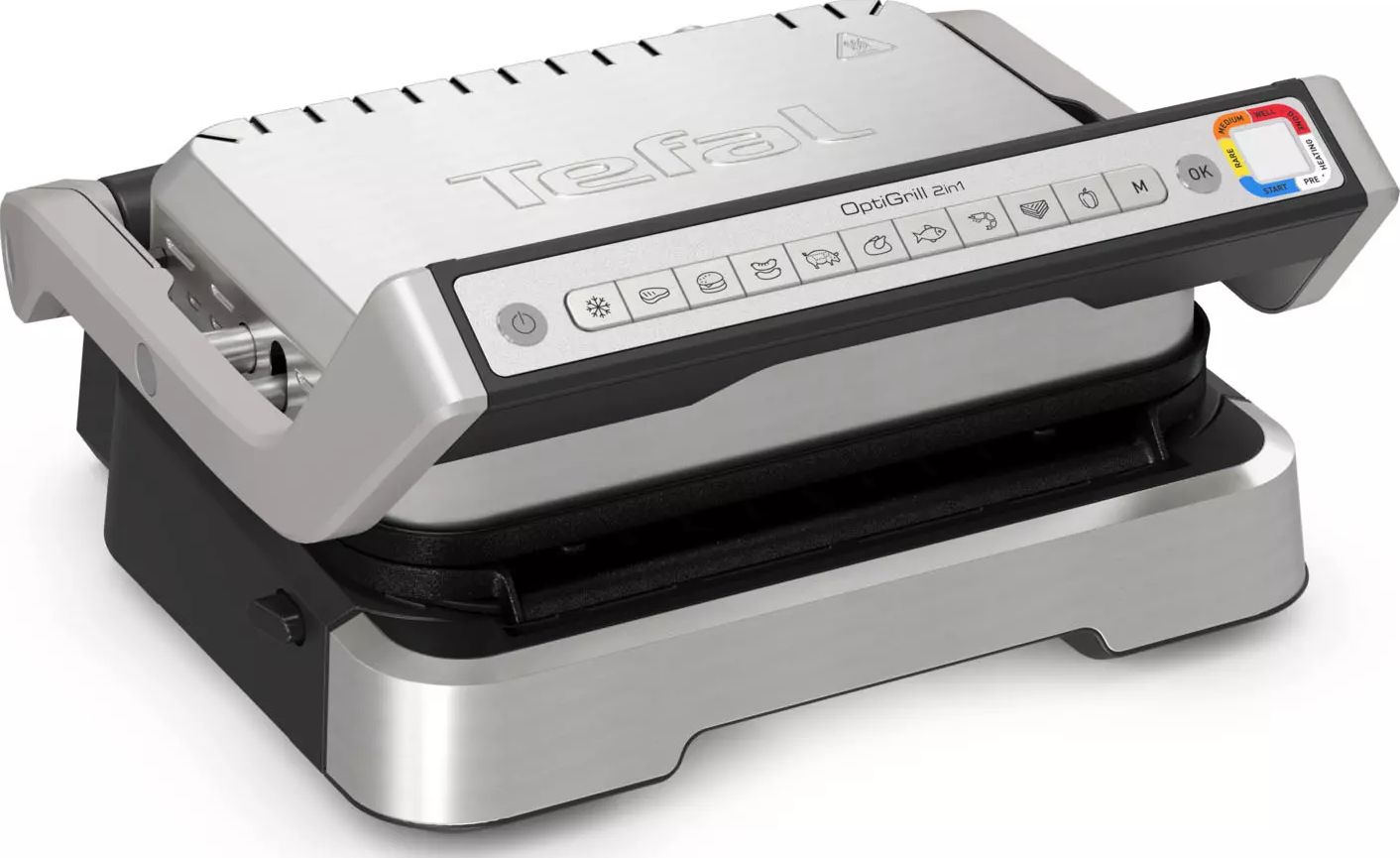 Grill viandes TEFAL 30x20cm 4 personnes Inox - GC772D10