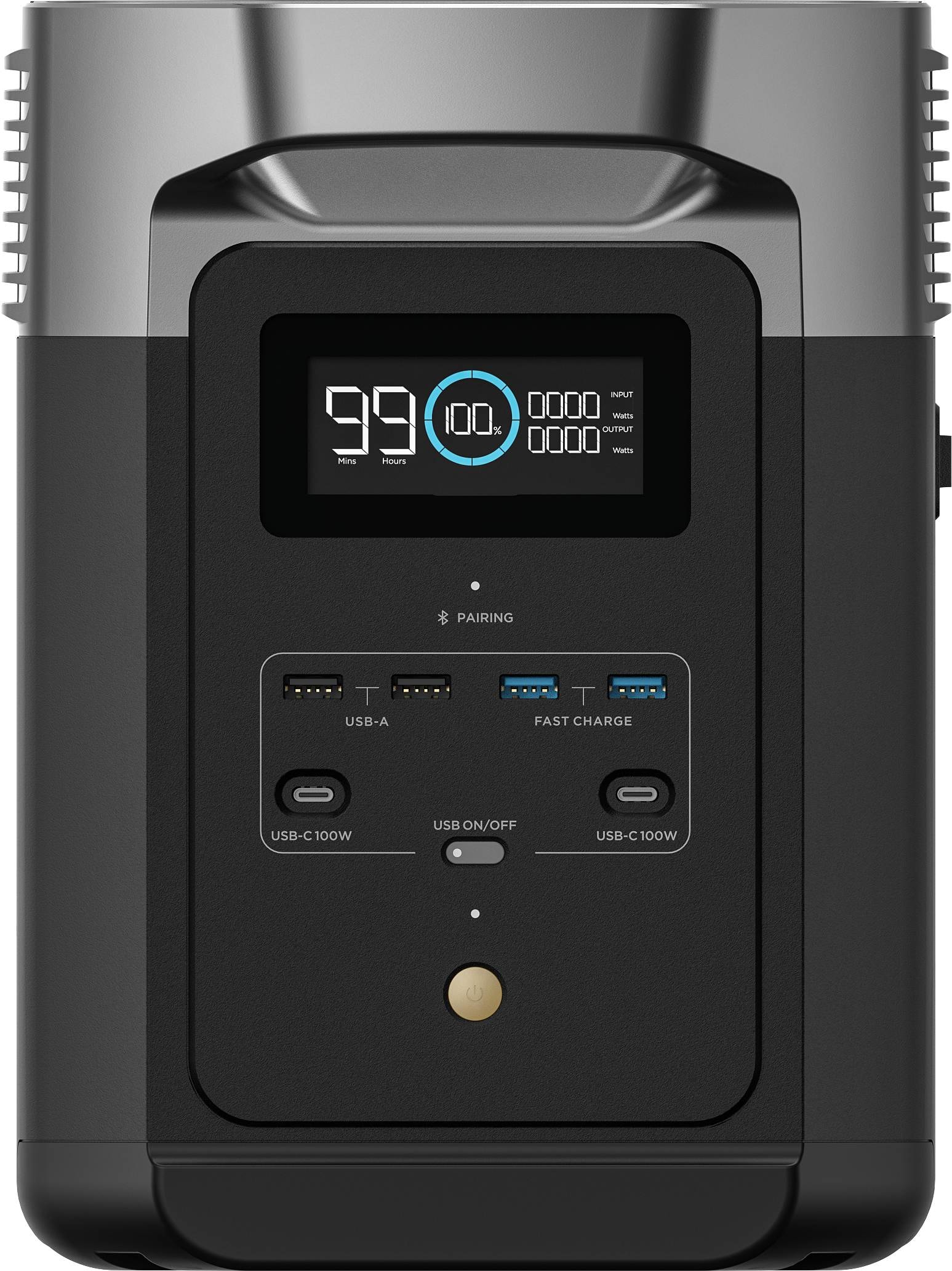 Centrale domotique ECOFLOW Station électrique 1024Wh 1800W Gris DELTA2