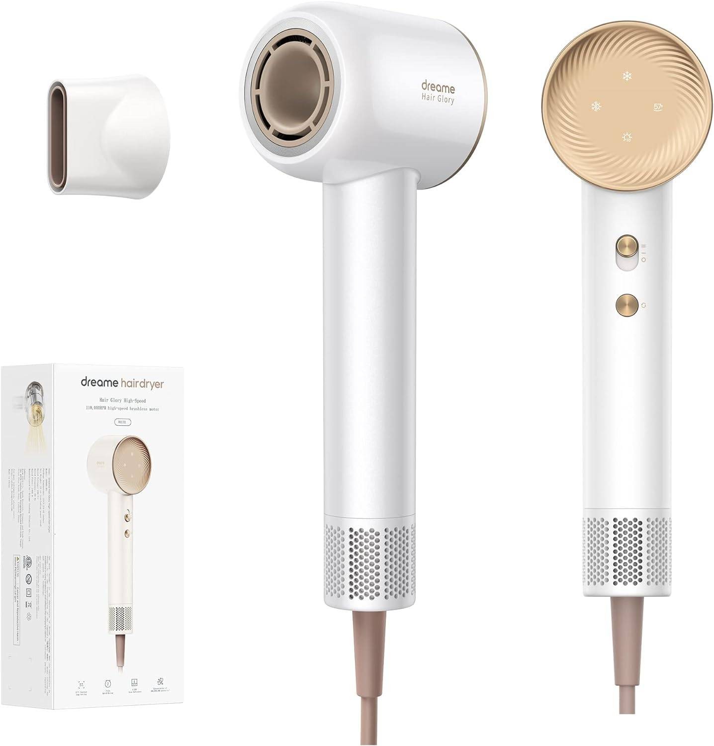 Sèche-cheveux DREAME Hair Glory Blanc - HAIRGLORYBLANC