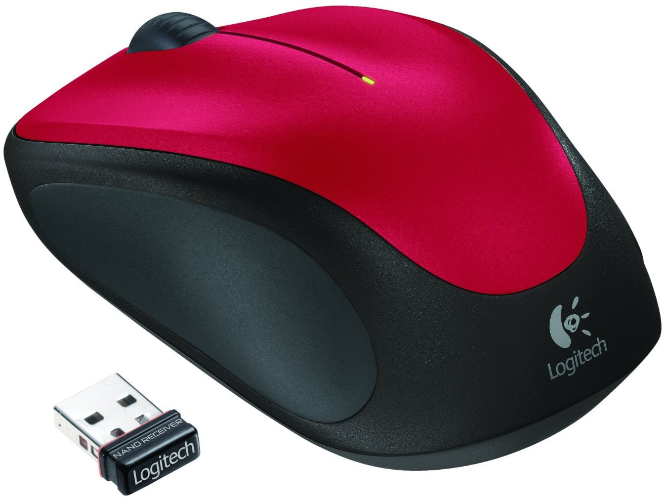 Souris sans fil LOGITECH Optique USB Rouge 910-002496