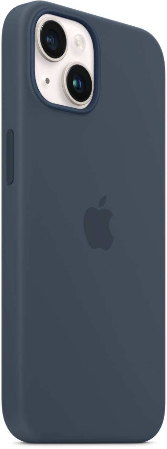 APPLE Coque iPhone 14 silicone bleu orage - MPRV3ZM/A