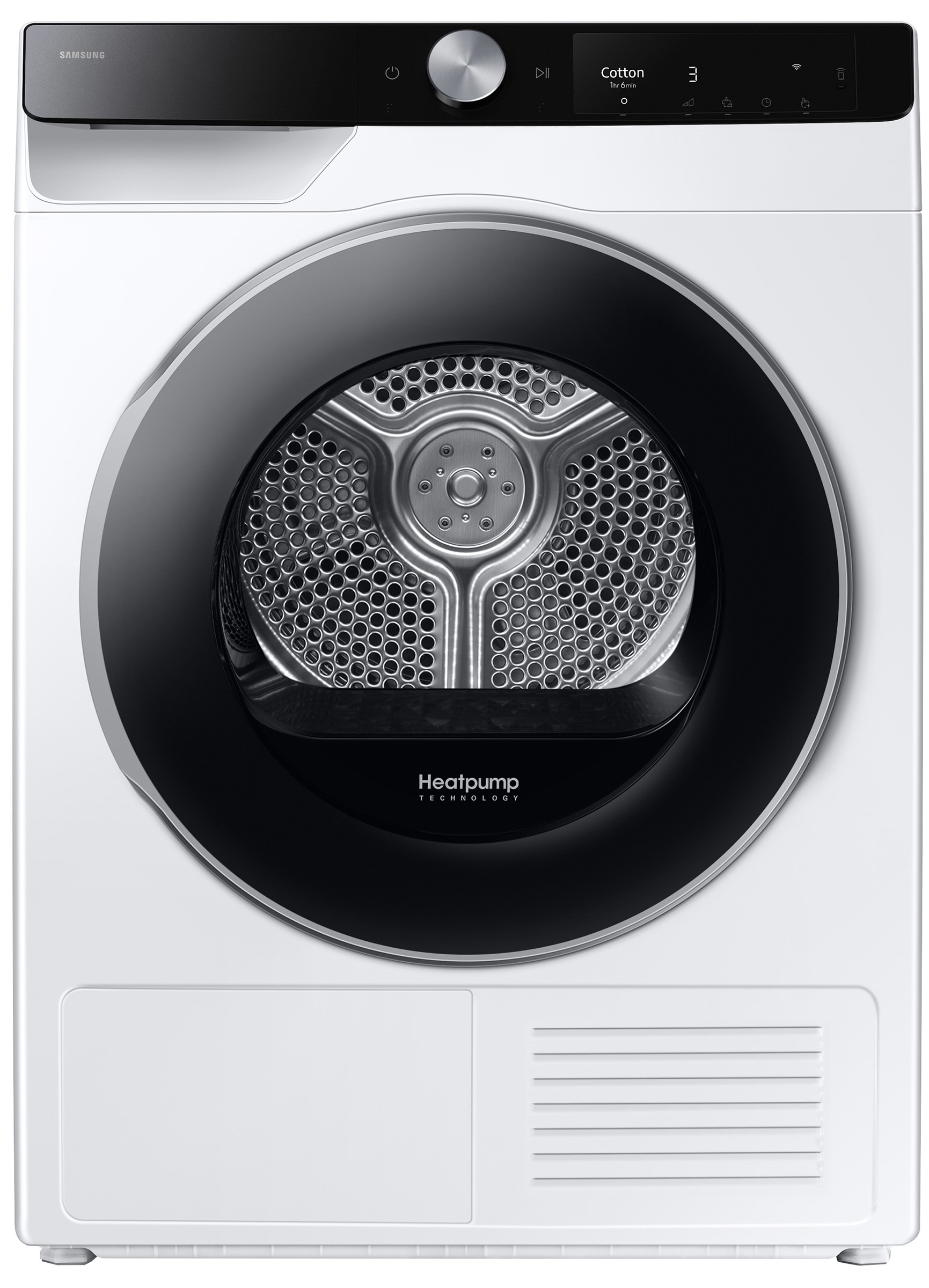 Sèche-linge pompe à chaleur SAMSUNG , Digital Inverter, 9Kg, Blanc DV90T6240LK