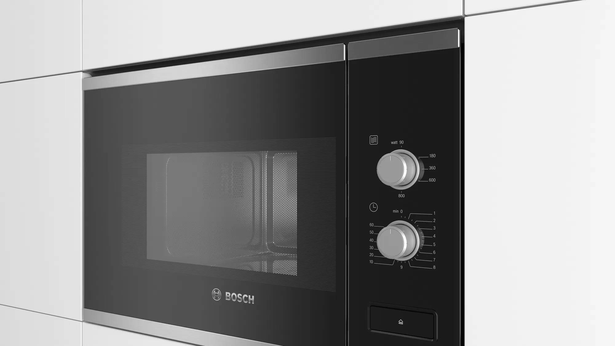 BOSCH Micro ondes Encastrable Série 4 800W 20L Inox - BFL520MS0