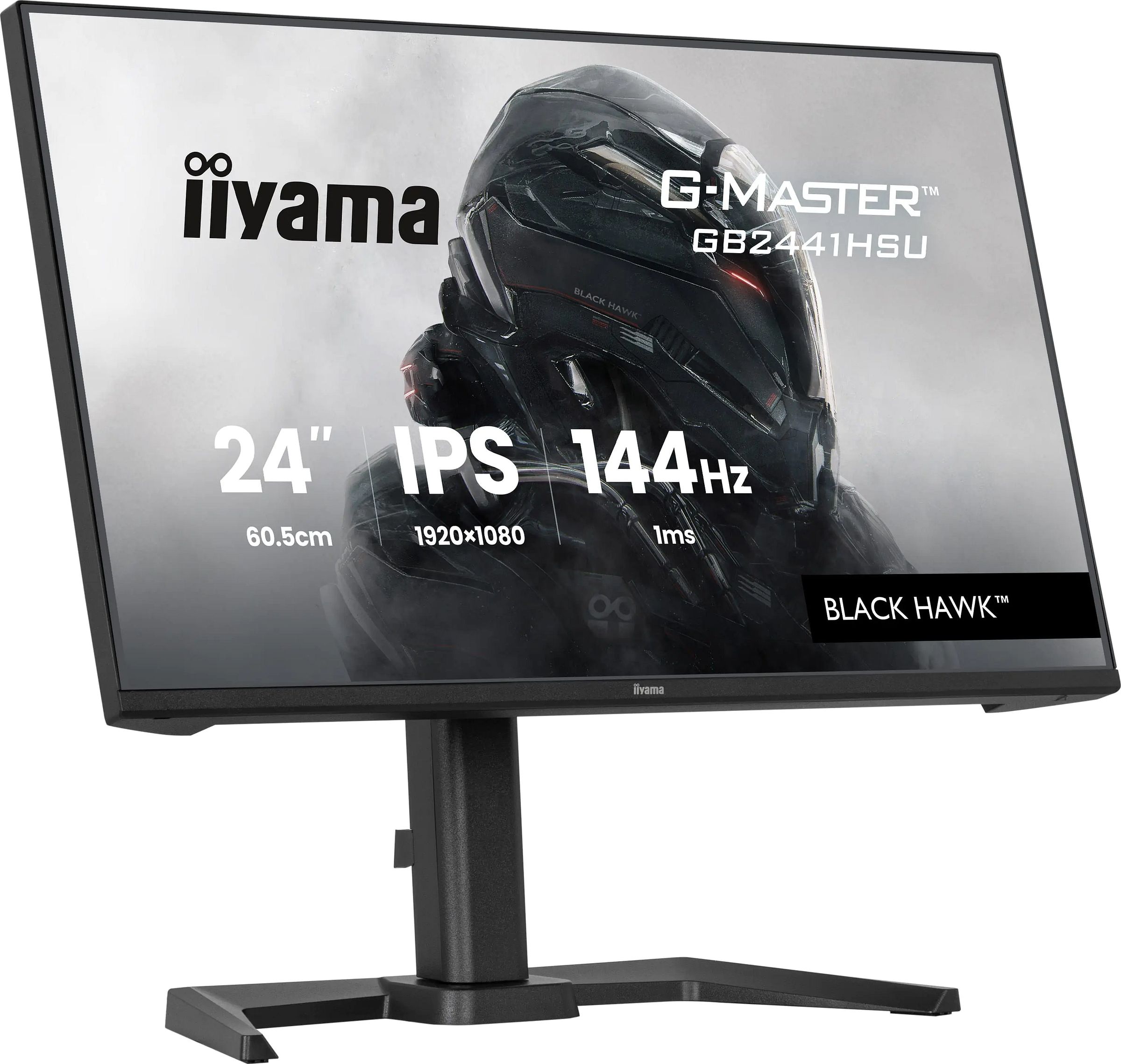Ecran 24 pouces Full HD IIYAMA IPS HDMI DisplayPort Noir - IIGB2441HSUB1