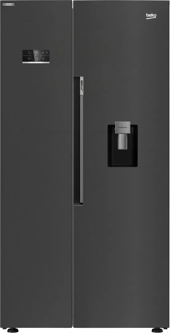 Réfrigérateur américain BEKO 576L No Frost Noir GN163241DXBRN