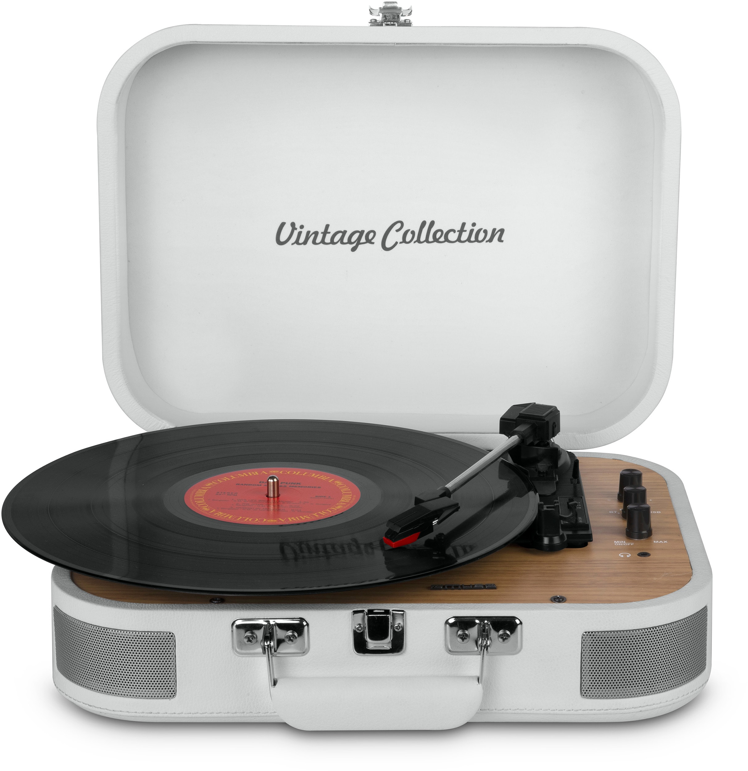 Platine vinyle USB MUSE 3 vitesses Bluetooth Blanche MT-201WW