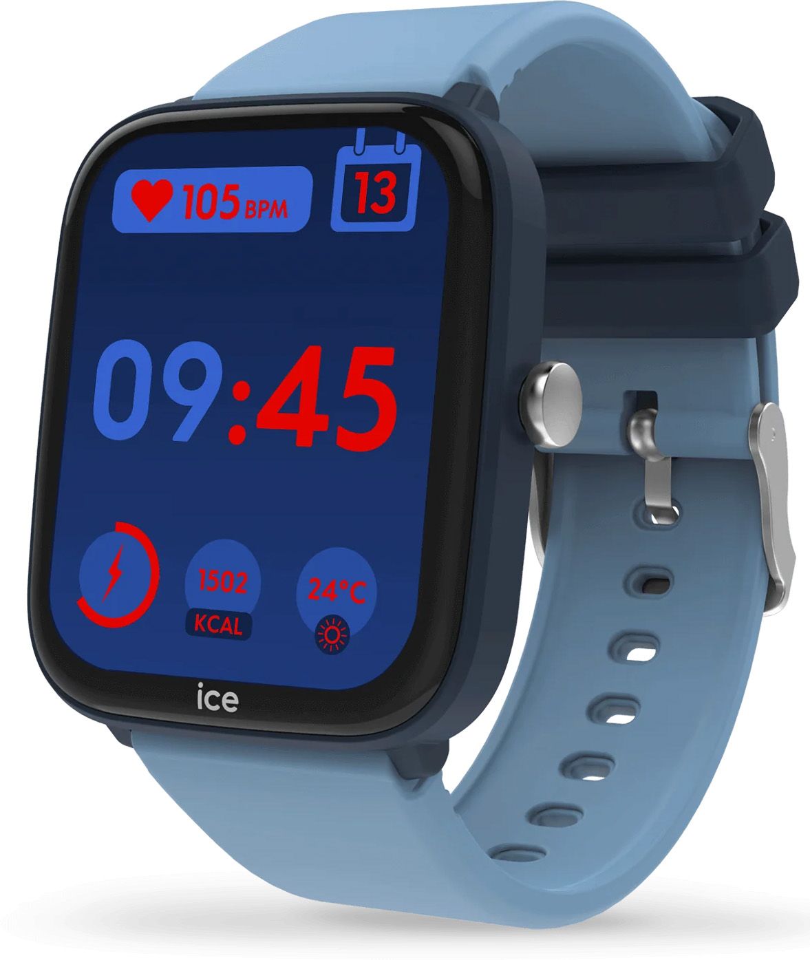 Montre connectée ICE WATCH Smart Junior 3.0 35mm Bluetooth Bleu clair - ICESMARTJUNIOR3LIGHT